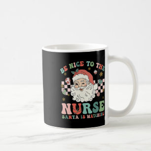 Verpleegster Kerstmis Wees Aardig Voor De Verpleeg Koffiemok