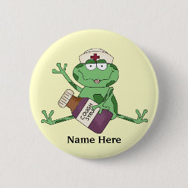 Verpleegster Kikker Button