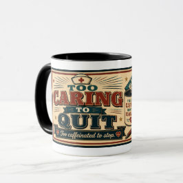 Verpleegster Koffieliefhebber Mok Cadeau Grappige 