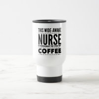 Verpleegster koffieliefhebber