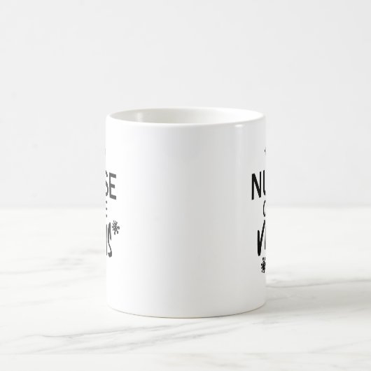 Verpleegster komt Virus Go Koffiemok (Center)