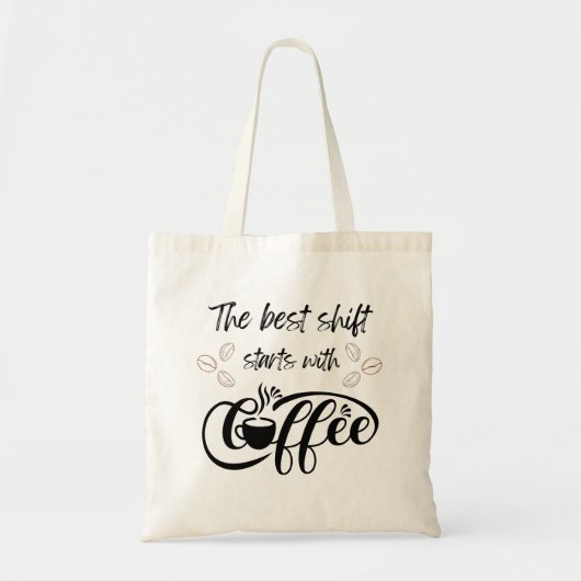 Verpleegster leeft voor koffie tote bag (Voorkant)