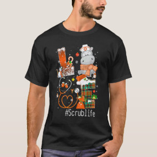 Verpleegster Leven Liefde Nijlpaard Scrub Leven Pr T-shirt