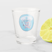 Verpleegster Leven Naald  Shot Glas (Achterkant)