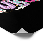 Verpleegster Leven Stethoscoop Verpleging Cute Paa Poster (Hoek)