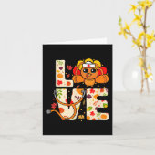 Verpleegster Leven Thanksgiving Fall Vrouwen Kaart (Gele Bloem)