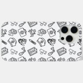 Verpleegster Levenspictogram Patroon Case-Mate iPh iPhone Case (Achterkant (horizontaal))