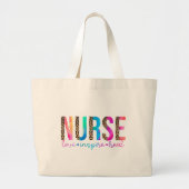 Verpleegster - Liefde, Inspiratie, Genezing in Reg Grote Tote Bag (Voorkant)