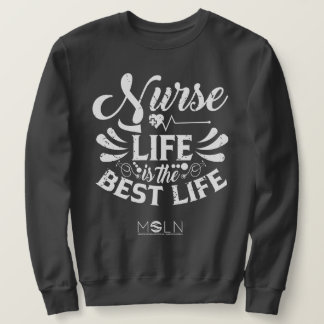 Verpleegster Life Donker gekleurd sweatshirt
