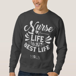 Verpleegster Life Donker gekleurd sweatshirt