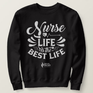 Verpleegster Life Donker gekleurd sweatshirt