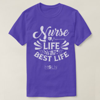 Verpleegster Life Donker gekleurd T-shirt