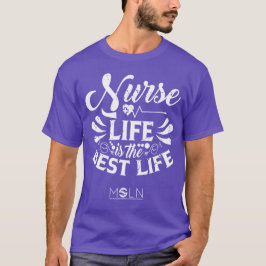 Verpleegster Life Donker gekleurd T-shirt