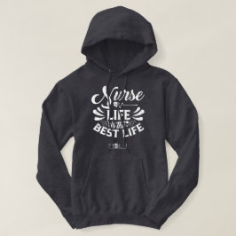 Verpleegster Life Donkergekleurde Hoodie