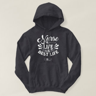 Verpleegster Life Donkergekleurde Hoodie