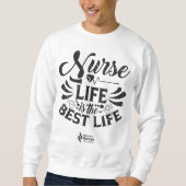 Verpleegster Life Lichtgekleurd sweatshirt (Voorkant)