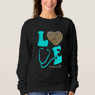 Verpleegster Life Rn LPN CNA School Cheetah Hart L Trui