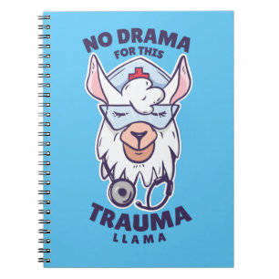 Verpleegster Loves Llama Notitieboek