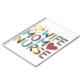 Verpleegster mam vrouw liefde notitieboek (Linkerzijde)