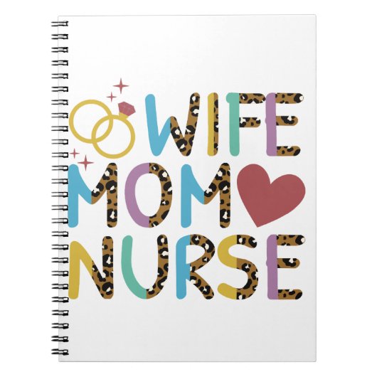 Verpleegster mam vrouw liefde notitieboek (Voorkant)