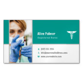 Verpleegster | Medisch deskundige Magnetisch Visitekaartje (Voorkant)