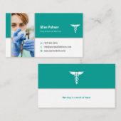 Verpleegster | Medisch deskundige Visitekaartje (Voorkant / Achterkant)