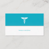 Verpleegster | Medisch deskundige Visitekaartje (Achterkant)