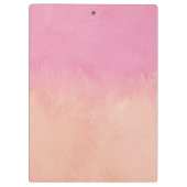 Verpleegster Medisch Schattige Roze Blush Peach St Klembord (Achterkant)