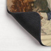 Verpleegster met Golden Retriever 1917 WW1 Muismat (Hoek)