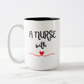Verpleegster met hart Mok (Links)