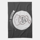 Verpleegster Modus Dank U Hart Stethoscoop Ontwerp Theedoek (Verticaal)