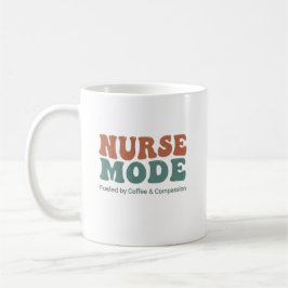 Verpleegster Modus Retro Golf Typografie Koffiemok