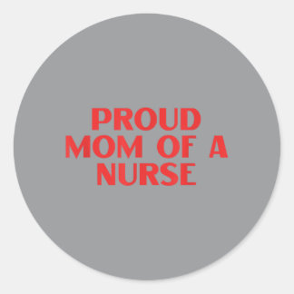 Verpleegster Moeder Cadeau Voor Vrouwen Verpleegst Ronde Sticker