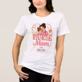Verpleegster Moeder Roze Gouden Sweatshirt (Voorkant)
