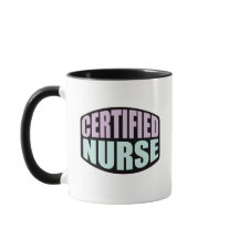 Verpleegster mok cadeau voor gecertificeerde verpl