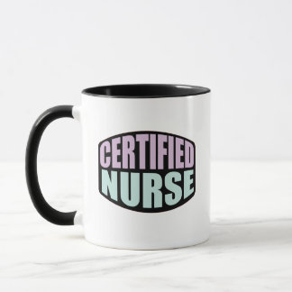 Verpleegster mok cadeau voor gecertificeerde verpl
