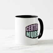 Verpleegster mok cadeau voor gecertificeerde verpl (Voorkant rechts)