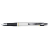 Verpleegster monogram & gouden caduceus op wit pen (Achterkant)