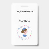 Verpleegster naam badge (Voorzijde)