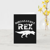 Verpleegster Nierziekte Transplantatie Tech Dinosa Kaart (Gele Bloem)