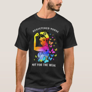 Verpleegster Niet Voor De Zwakke Vlinder Schattige T-shirt