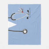 Verpleegster Nieuwigheid Geschenk Idee Fleece Dekb Deken (Voorkant)