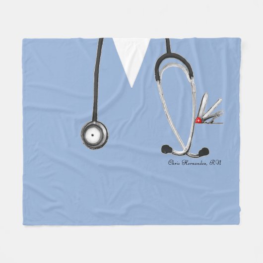 Verpleegster Nieuwigheid Geschenk Idee Fleece Dekb Deken (Voorkant (Horizontaal))