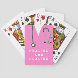 Verpleegster Nieuwigheid Geschenk Pokerkaarten
