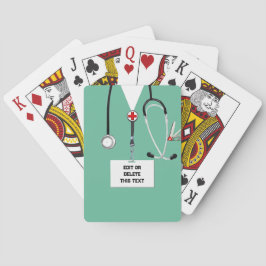Verpleegster Nieuwigheidscadeau Pokerkaarten
