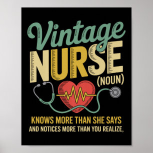 verpleegster Noun weet meer dan ze zegt Poster