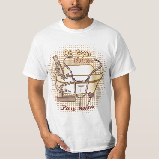 Verpleegster OBGyn t-shirt (Voorkant)