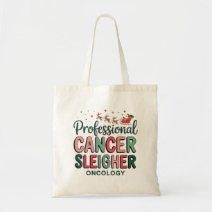 Verpleegster oncologie Kerstmis kanker chemo oncol Tote Bag