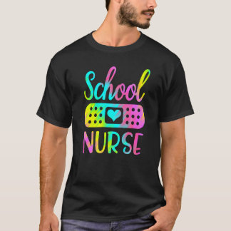 Verpleegster op school Aardige vrouwen RN symbool T-shirt