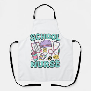 Verpleegster op school Vintage medische collage sh Schort